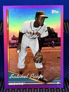 2024 Topps Archives SATCHEL PAIGE St. Louis Browns Pink Foil - Picture 1 of 2