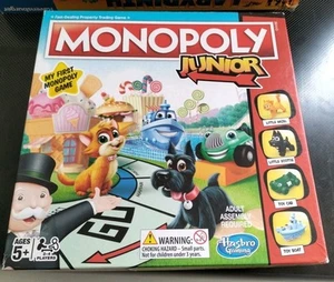 Monopoly Junior Board Game by Hasbro Gaming 2016 (5 Years+) Complete & Lovely - Picture 1 of 6
