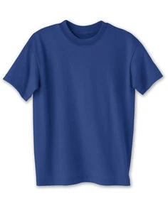 Hanes Kids Girl Boy Crewneck TShirt Tee Youth ComfortBlend EcoSmart Short Sleeve - Picture 1 of 15