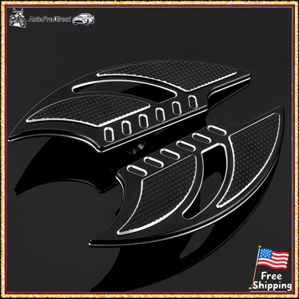 estriberas traseras para pasajeros para Harley Touring Road King Glide Dyna Foto 1 de 4