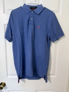 US Polo Assn Mens Shirt Medium Blue Ultimate Pique Polo Shirt - Picture 1 of 6