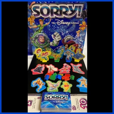 2001 Disney Edition Sorry! Game by Parker Brothers Complete Vintage Collectible - Image 1 of 4