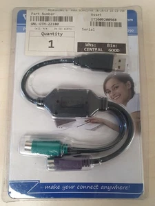 USB To PS2 Adapter PS2 F Keyboard F Mouse - Picture 1 of 2
