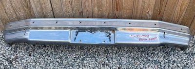 X PARAGOLPES DELANTERO CHEVROLET CHEVY NOVA NUEVO TRIPLE PLATEADO CROMADO 1975-1979 75-79 OEM Foto 1 de 4