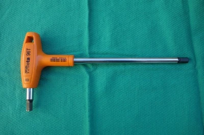 96T High Torque T-Handle Hex Key Wrench 8 mm - Image 1 of 2