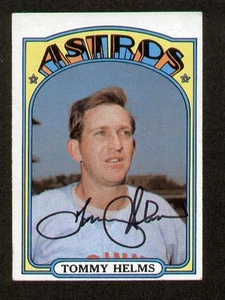 Tommy Helms #204 signed autograph auto 1972 Topps Baseball Trading Card - Picture 1 of 1