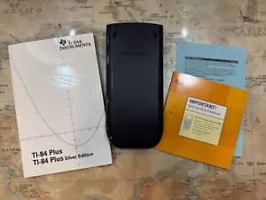 TI-84 Plus Texas Instruments Graphing Calculator w/Manual and CD - Picture 1 of 7