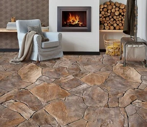 3D Rock Cracks Walls I4922 Floor WallPaper Murals Wall Print Decal AJ Coco 2024 - Picture 1 of 5