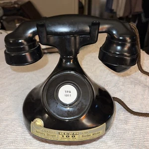 VINTAGE JIM BEAM 1928 französischer Telefondekanter KÖNIGLICHES CHINA 1979 WHISKEYFLASCHE - Bild 1 von 3