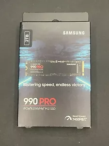 MZ-V9P2T0B/AM Samsung 990 PRO 2TB Internal SSD PCle Gen 4x4 NVMe *^Brand New^* - Picture 1 of 5