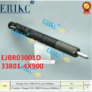 Inyector de combustible diésel EJBR03001D 33801-4X900 ERIKC para Delphi KIA Bongo3 2,9 L KJ - Imagen 1 de 6