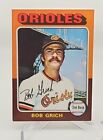 1975 Topps Baseball #225 Bob Grich Baltimore Orioles