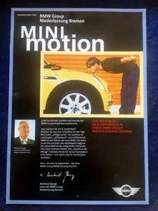 BMW Mini Prospekt 2001 Mini Motion - Bild 1 von 4