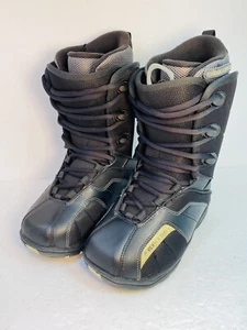 Botas de snowboard RIDE Orion de cuero negro con cordones para mujer talla 6 / EUR 36 - Imagen 1 de 9
