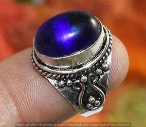 Tanzanite Quartz Gemstone Turkish Style Ring Us Size 7" U343-D161 - Picture 1 of 1