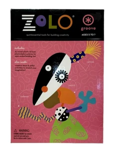 ZOLO Groove Abstract Building Block Sculpture Toy Plastic & Foam Piece 2012 RARE - Imagen 1 de 16