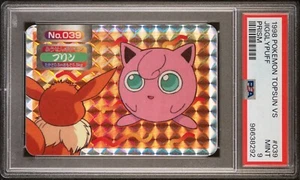 PSA 9 Jigglypuff vs Eevee Prism #039 Topsun Battle Japanese Pokémon 1998 ⭐Pop 4⭐ - Picture 1 of 4