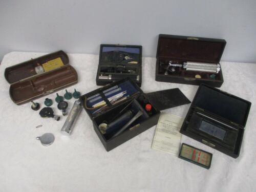 VINTAGE MEDICAL DEVICES WELCH ALLYN OTOSCOPES, CYSTOSCOPE, HEMACYTOMETER & MORE