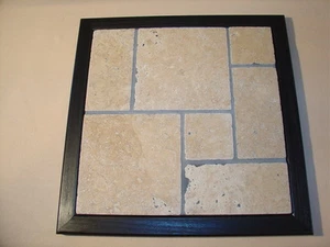 Trivet Handmade ART Tumbled Marble TRIVET Useful Art  Gift Decor Curio  - Picture 1 of 9