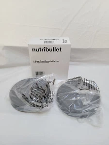 Nutribullet - 2 Stay-Fresh Resealable Lids P/N: NBM-VE004AMZ Gray - Picture 1 of 8