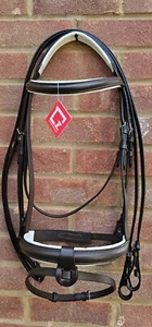 QUALITÄTSLEDER EUROPA ZAUM MIT LEDERZÜGELN BRAUN FARBE IN VOLL, COB, PONY - Bild 1 von 11