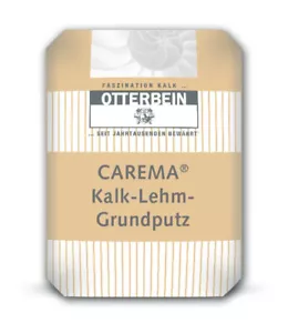 CAREMA Kalk-Lehm-Grundputz 25kg Unterputz Putz Kalkgrundputz Lehmputz zementfrei - Bild 1 von 1