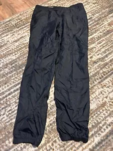 Pantalones de viento Nike para hombre Y2K cremallera al tobillo bolsillos elásticos en la cintura talla mediana - Imagen 1 de 5