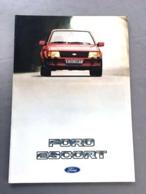 1983 Ford Escort and XR3i 32-page Original Dutch Sales Brochure Catalog Prospekt Foto 1 de 4