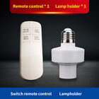 1/2Pcs Wireless Remote Control Bedroom Smart Timer Switch E27 Lamp Holder Sb