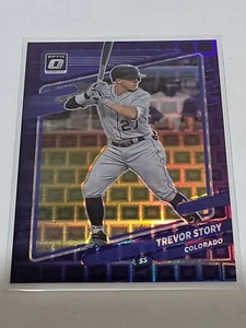 2021 DONRUSS OPTIC PURPLE PANDORA PRIZM TREVOR STORY #72/99 - Bild 1 von 2