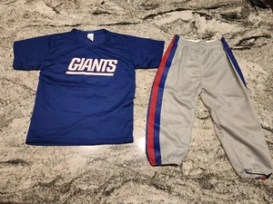 NFL Franklin New York NY Giants Football Uniform - Jersey & Pants - Youth S/M - Picture 1 of 6