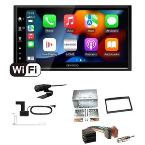 Kenwood Autoradio WiFi Apple CarPlay für Peugeot 307 2001-2009 in schwarz - Bild 1 von 6