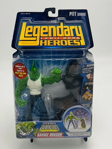 Marvel Legends Comic Book Heroes Savage Dragon Variant Left Leg for Pitt BAF NIB Cover