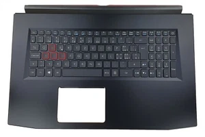 NEW ACER PREDATOR HELIOS 300 PH317-51 KEYBOARD WITH PALMREST SWISS TASTATUR - Zdjęcie 1 z 2