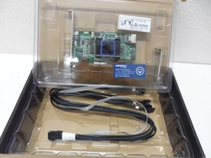 ASR-6405E ADAPTEC 4 PORT SAS/SATA 6GBPS 128MB CACHE RAID CONTROLLER 2271700-R - Picture 1 of 7