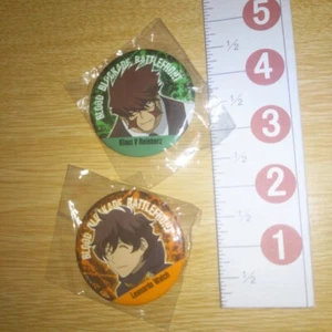 A52115 Blood Blockade Battlefront Can badge Leonardo Watch + Klaus Von Reinherz - Picture 1 of 4