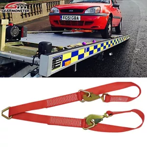 Tow Brother Strap Floating D Ring Equal Even Pull Recovery Trailer Axle Hook - Picture 1 of 9