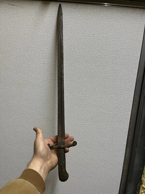 Rifle original de importación de la Guerra Civil Bélgica Bayoneta Zouave S&K Solingen alemán, raro Foto 1 de 4