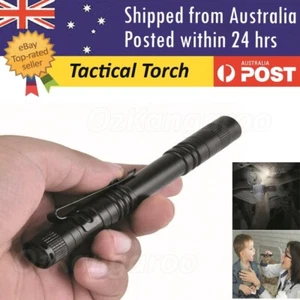 Tactical Flashlight Small LED Torch Light Mini Pen Micro Tiny Penlight - Picture 1 of 10