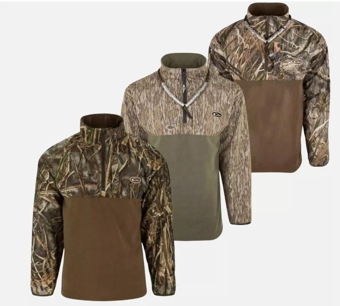 Drake 1/4 Zip Refugee Eqwader Jacket DW7355 - Image 1 of 1