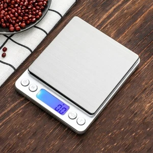 500g Digital Jewelry Scale Kitchen Jewelry Gold Electronic Scale Precision 0.01 - Picture 1 of 13
