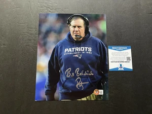 Bill Belichick Rare signed autographed NE Patriots 8x10 photo Beckett BAS coa - Picture 1 of 1