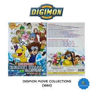 Digimon Complete Movie Set (16 in 1) DVD Anime English Sub All Region Must-Have - Picture 1 of 9