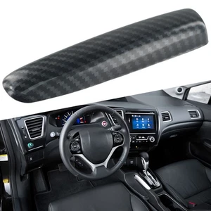 1 Pc Shifter Hand Brake Cover ABS Car Carbon Fiber Style DIY Decor Front - Picture 1 of 24