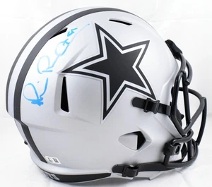 Michael Irvin Autographed Dallas Cowboys F/S Rave Speed Helmet-BeckettW Hologram - Picture 1 of 5