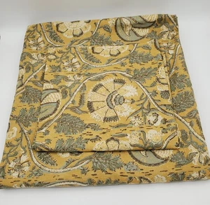 Pottery Barn Penelope Kalamkari Full/Queen Duvet & 1 Euro Sham - Picture 1 of 13