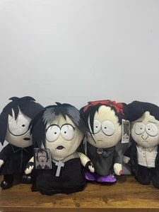 South Park 2023 Talking Goth Kids Plushies 4 Talking Plushies Kidrobot NWT - Picture 1 of 4