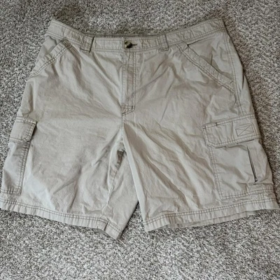 Gander Mountain Guide 系列短裤男式 2XL 卡其色货物户外远足棉 — 第 1/4 张图片