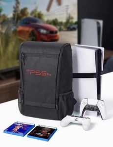 Ps5 Pro Protective Travel Bag - Carry All Accessories! (Compatible Ps5 Slim) - Picture 1 of 9