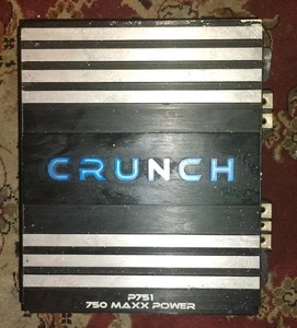 Amplificador de altavoces sistema estéreo para automóvil Crunch P751 750 Maxx Power de MaxxSonics™ - Imagen 1 de 4